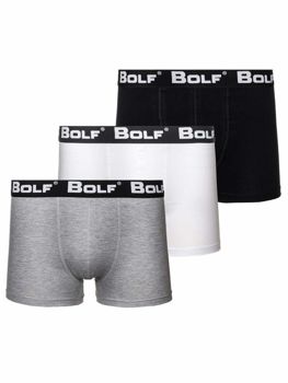 Bokserki męskie multikolor-1 Bolf 0953-3P 3 PACK